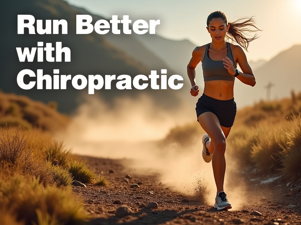 Run Better With Chiropractic - Woman trail running